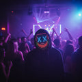 Kids' Halloween Red Light LED Mask with Therapy and Gesture Control for Party Costume and at Home Use - Image 1