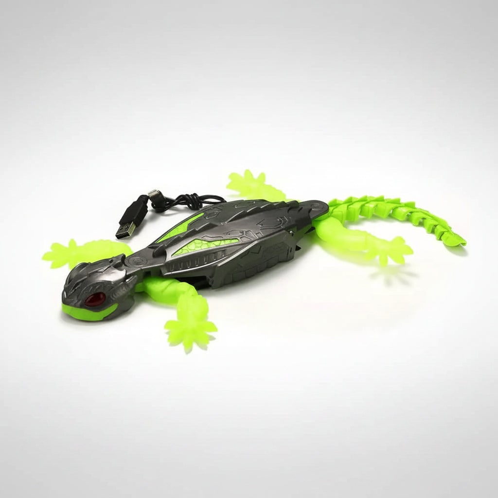 Kids' Halloween Remote Control Spider Wall Climbing Toy with LED Eyes and Suction Design - Image 1