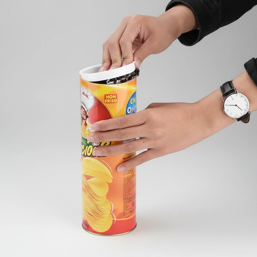 Kids' Halloween Snake in a Can Fake Prank Toy with Spring-Loaded Jumping Surprise for Party Decoration - Image 5