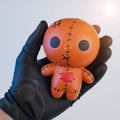 Kids' Halloween Squishy Toy Stress Relief with Slow Rising Foam Voodoo Doll Design and Stitched Details - Image 1
