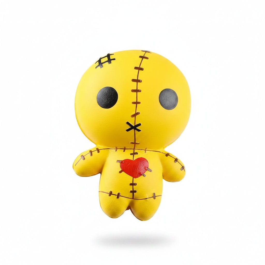 Kids' Halloween Squishy Toy Stress Relief with Slow Rising Foam Voodoo Doll Design and Stitched Details - Image 6