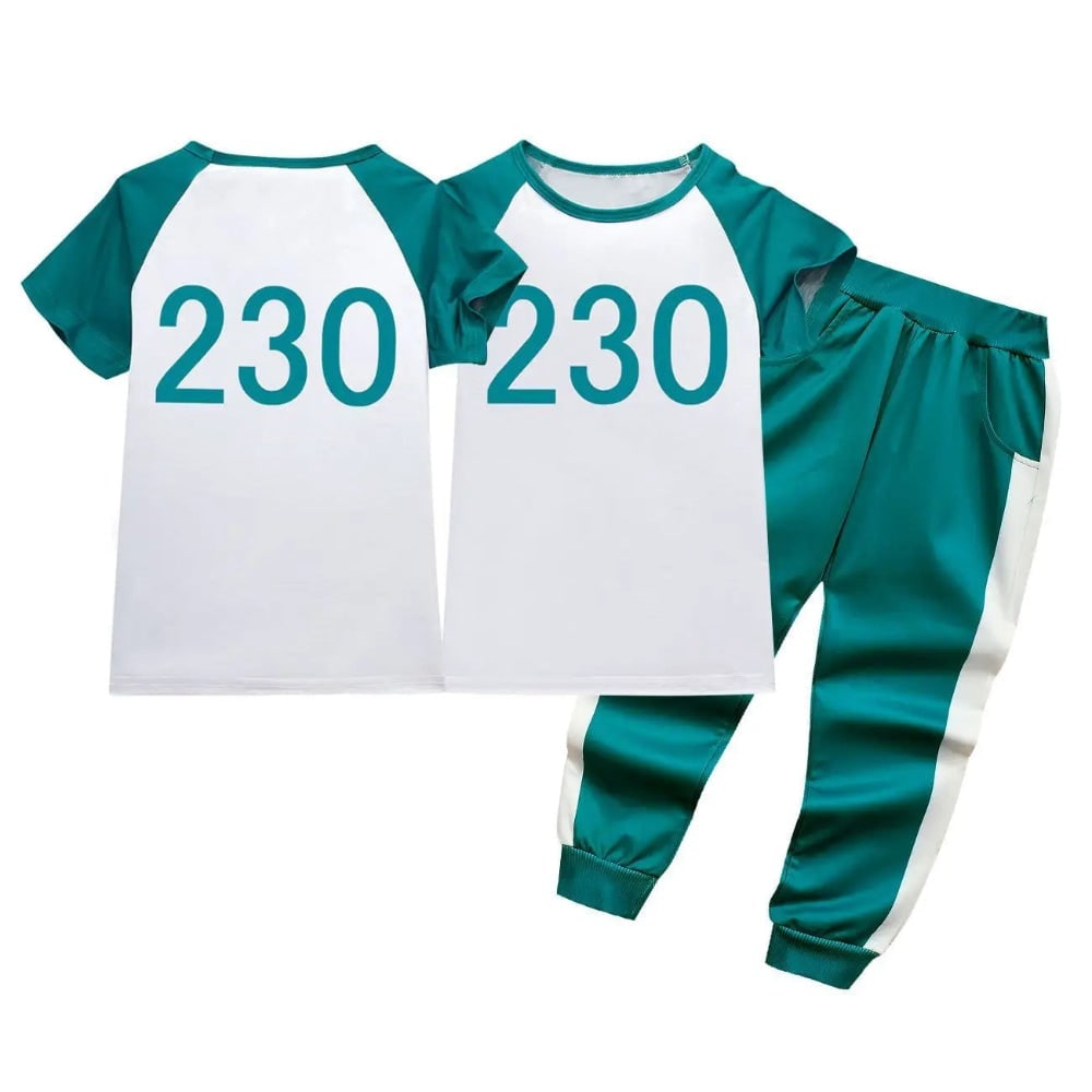 Kids' Halloween survival game Costume Three-Piece Set with Jacket Pants and T-Shirt - Image 11