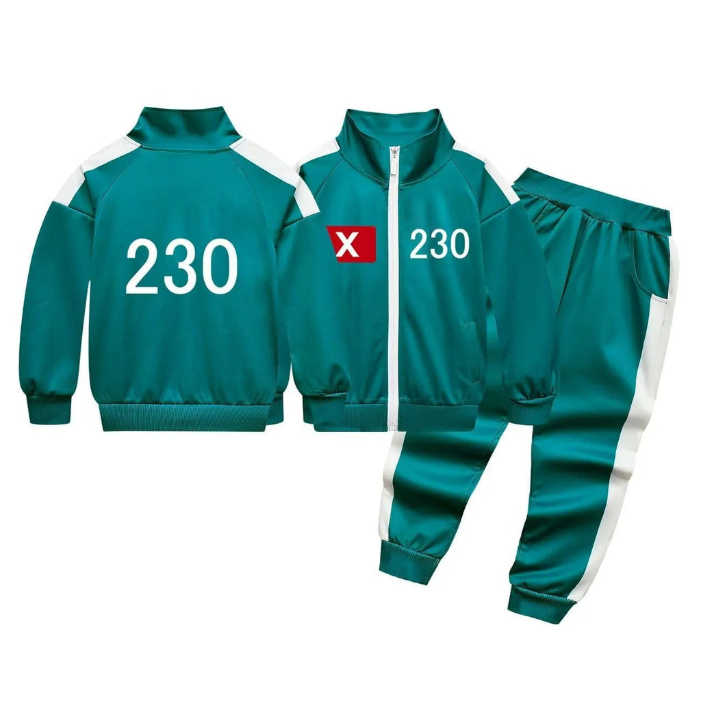 Kids' Halloween survival game Costume Three-Piece Set with Jacket Pants and T-Shirt - Image 12