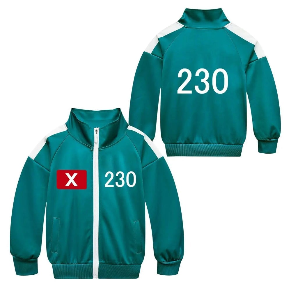 Kids' Halloween survival game Costume Three-Piece Set with Jacket Pants and T-Shirt - Image 13