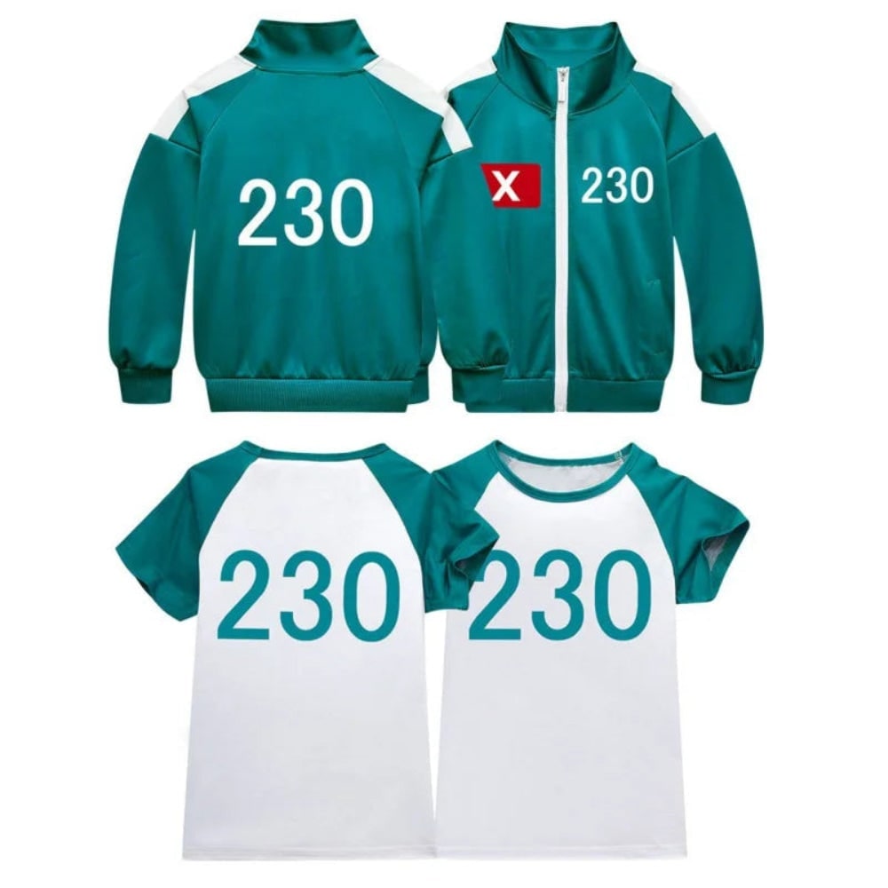 Kids' Halloween survival game Costume Three-Piece Set with Jacket Pants and T-Shirt - Image 15