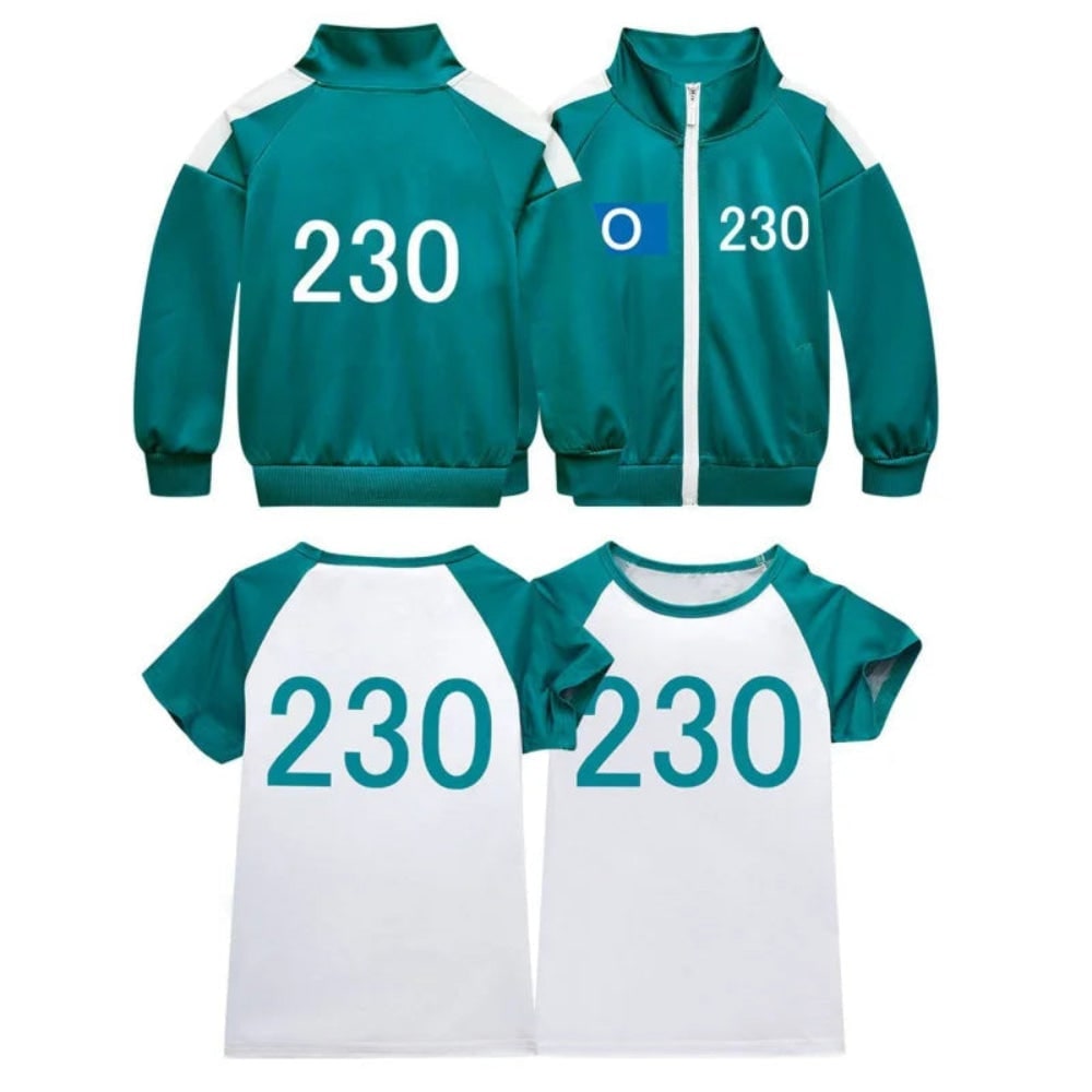 Kids' Halloween survival game Costume Three-Piece Set with Jacket Pants and T-Shirt - Image 7