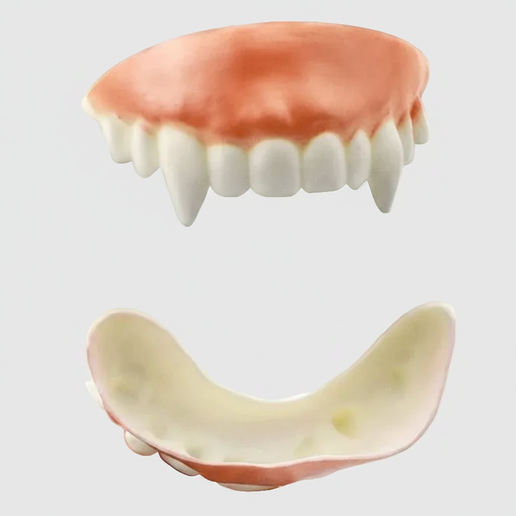 Kids' Halloween Vampire Teeth Snap on Fake Fangs and False Costume Full - Image 4
