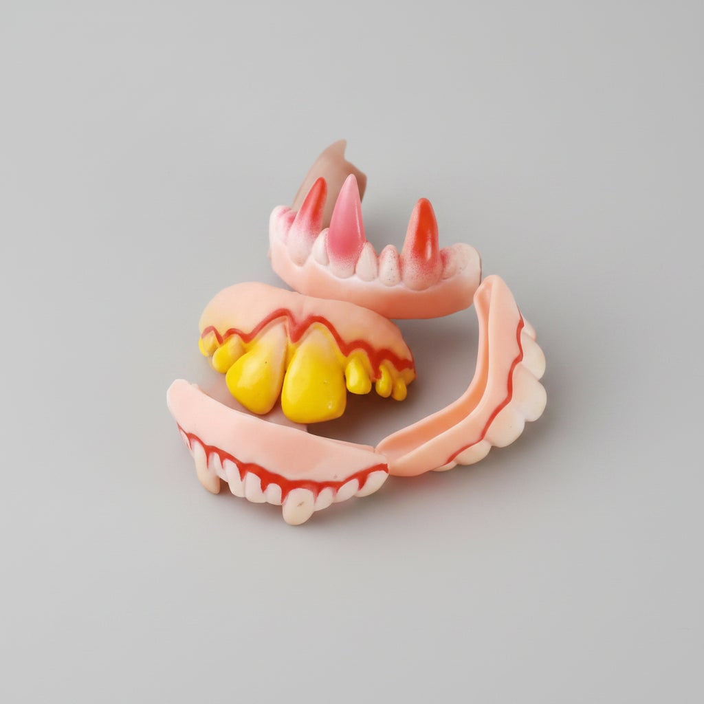 Kids' Halloween Vampire Teeth Snap on Fake Fangs and False Costume Full - Image 5