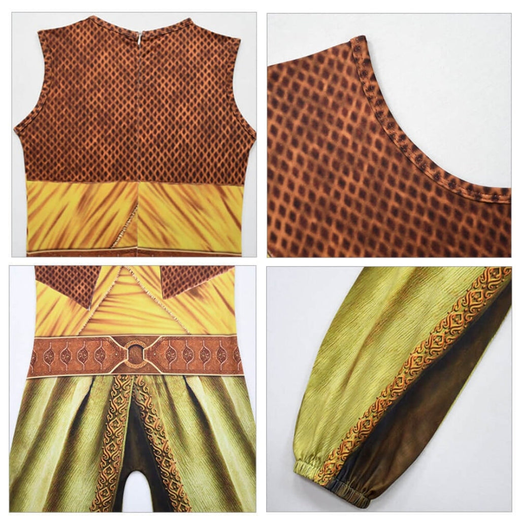 Kids' Halloween Viking Warrior Costume with Cape Woman - Image 11