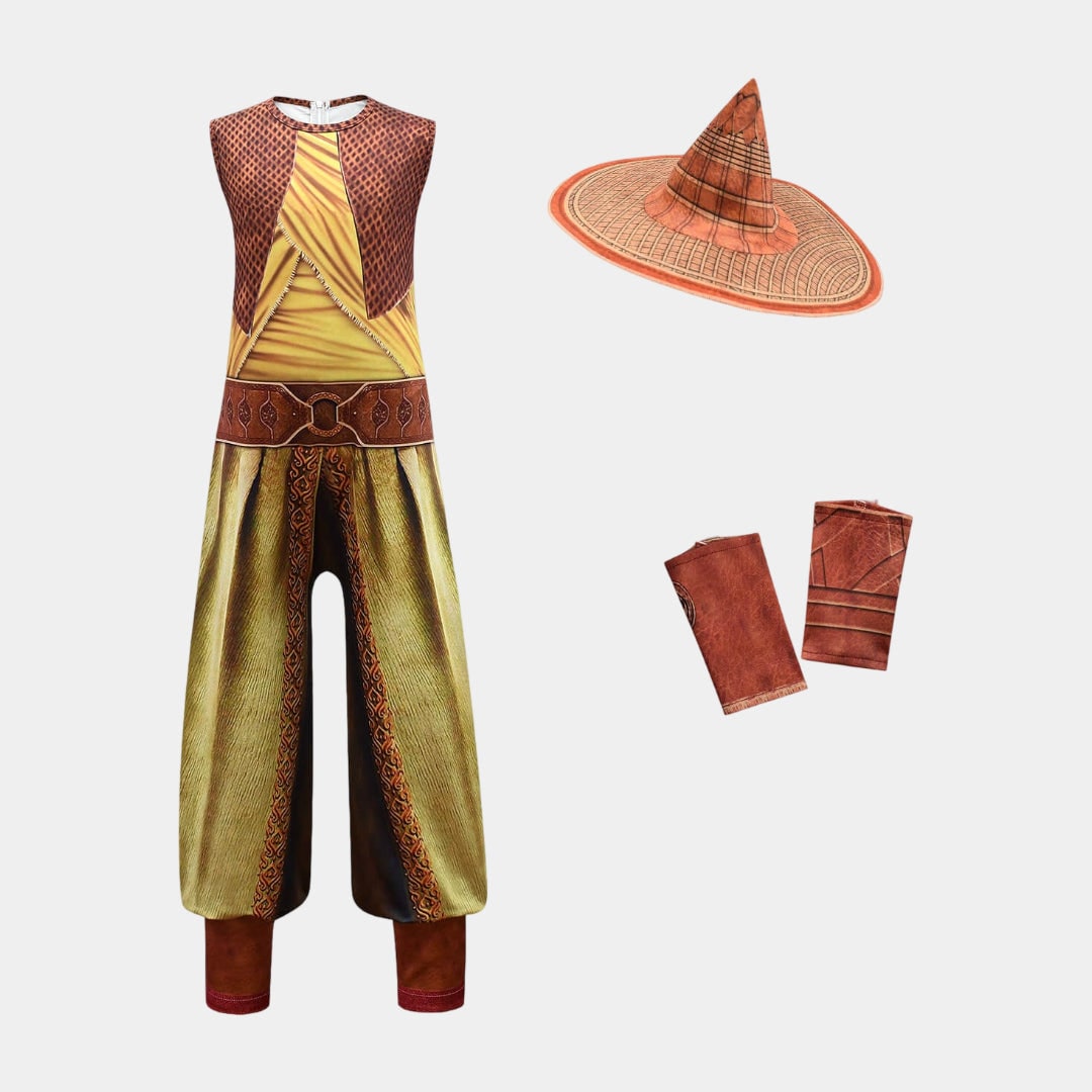 Kids' Halloween Viking Warrior Costume with Cape Woman - Image 3