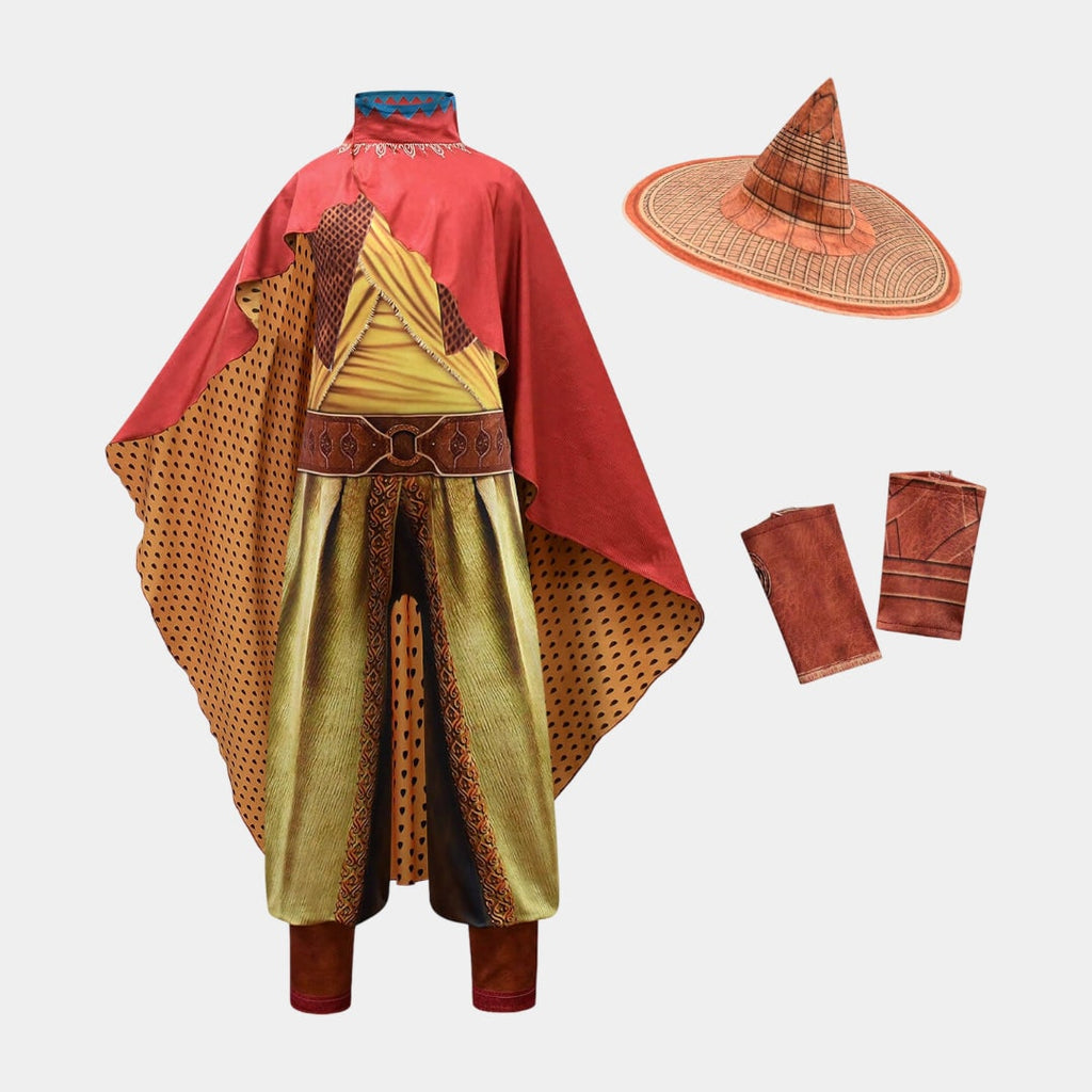 Kids' Halloween Viking Warrior Costume with Cape Woman - Image 4