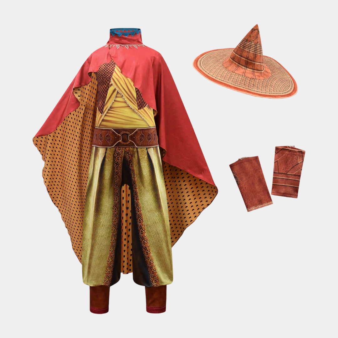 Kids' Halloween Viking Warrior Costume with Cape Woman - Image 4