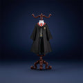 Kids' Halloween Wizard Collectible Figurine with School Uniform Robe and Display Stand - Image 1