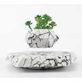 Kids' Levitating Plant Pot with Floating Marble Base and 360-Degree Rotation for Indoor Ceramic - Image 4