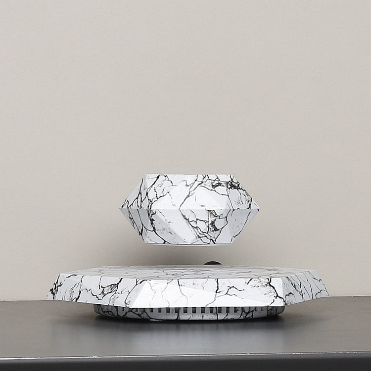 Kids' Levitating Plant Pot with Floating Marble Base and 360-Degree Rotation for Indoor Ceramic - Image 7