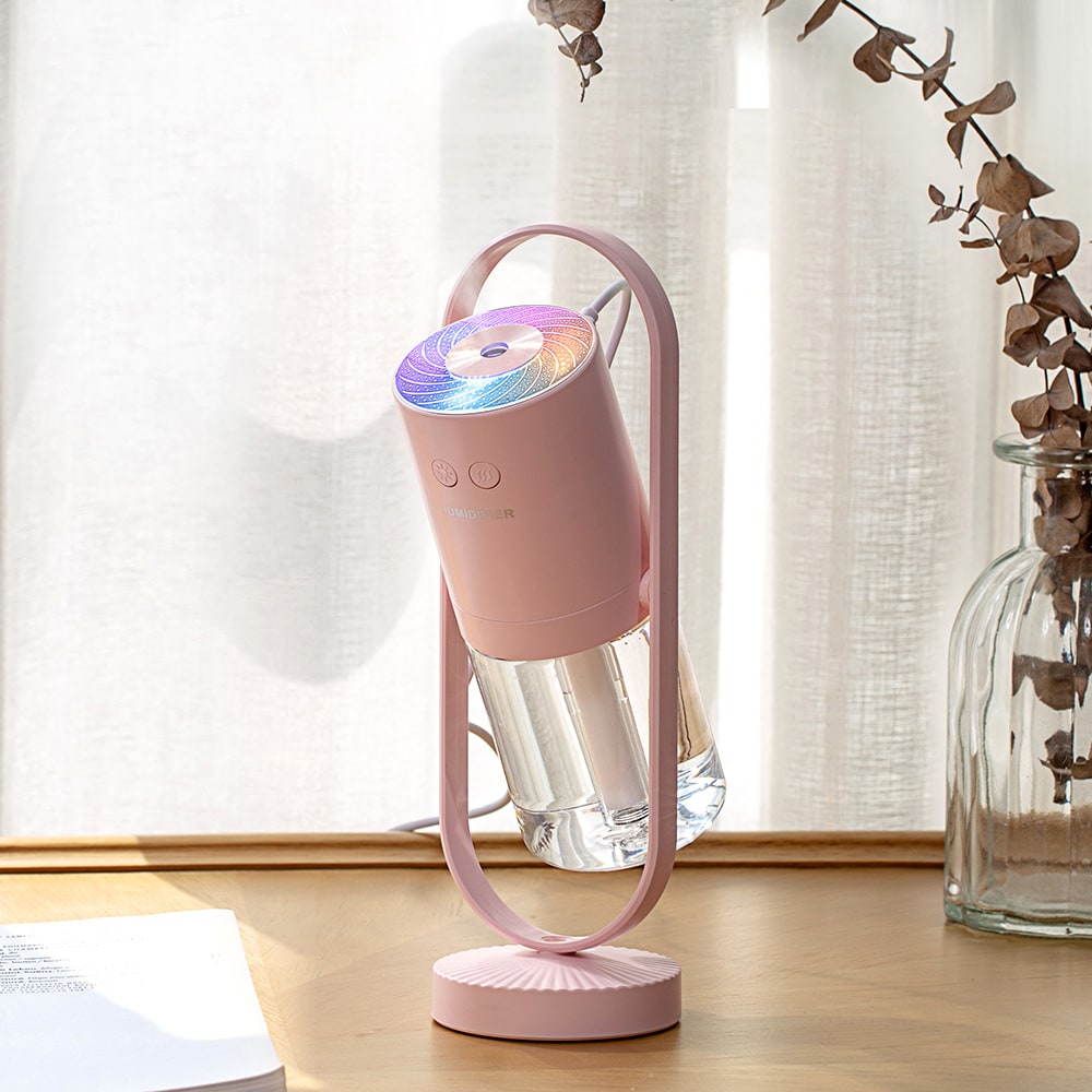Kids' Mini Ultrasonic Humidifier with LED Projection Night Light and Portable Mist Maker - Image 12
