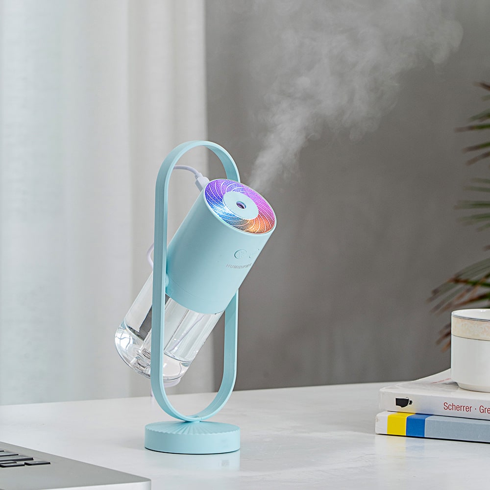 Kids' Mini Ultrasonic Humidifier with LED Projection Night Light and Portable Mist Maker - Image 17