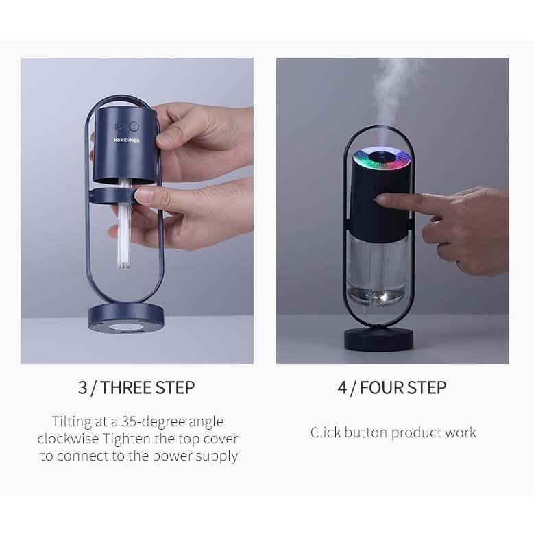 Kids' Mini Ultrasonic Humidifier with LED Projection Night Light and Portable Mist Maker - Image 20