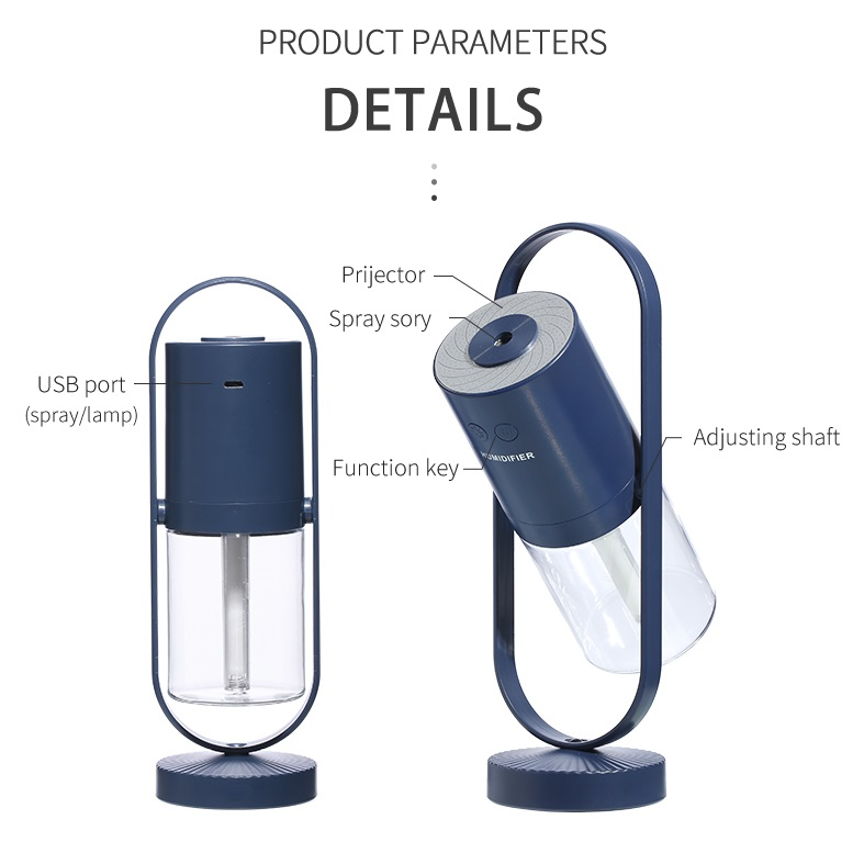 Kids' Mini Ultrasonic Humidifier with LED Projection Night Light and Portable Mist Maker - Image 21
