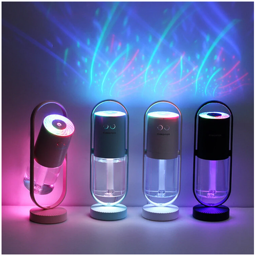 Kids' Mini Ultrasonic Humidifier with LED Projection Night Light and Portable Mist Maker - Image 6