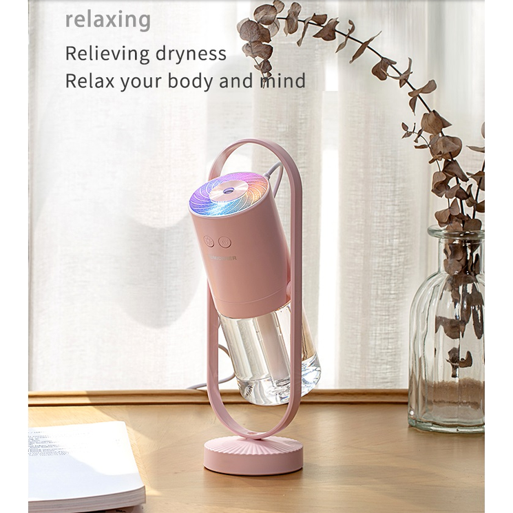 Kids' Mini Ultrasonic Humidifier with LED Projection Night Light and Portable Mist Maker - Image 7