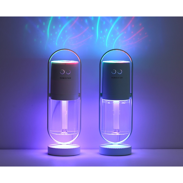 Kids' Mini Ultrasonic Humidifier with LED Projection Night Light and Portable Mist Maker - Image 8