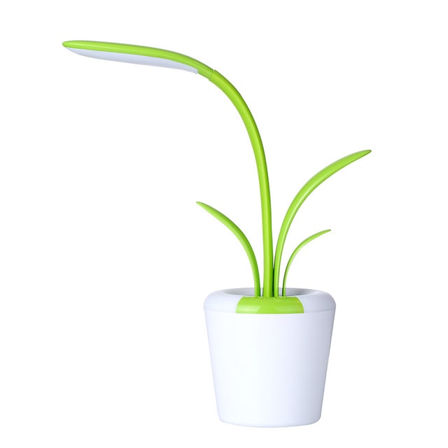 Kids' Plant Desk Lamp with LED Light Flexible Gooseneck Rechargeable Battery and USB Charging - Image 2