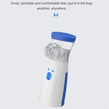 Kids' Portable Nebulizer for Asthma and Respiratory Care with Handheld Mesh Machine and Face Mask - Image 10