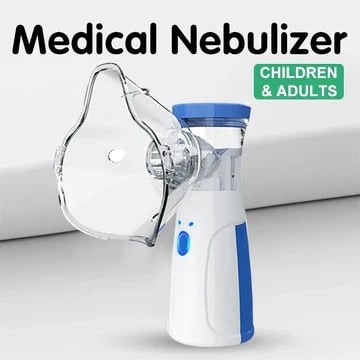 Kids' Portable Nebulizer for Asthma and Respiratory Care with Handheld Mesh Machine and Face Mask - Image 3