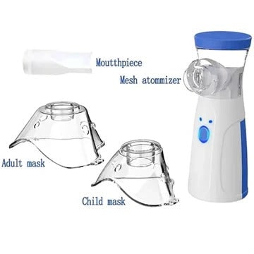 Kids' Portable Nebulizer for Asthma and Respiratory Care with Handheld Mesh Machine and Face Mask - Image 6