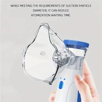 Kids' Portable Nebulizer for Asthma and Respiratory Care with Handheld Mesh Machine and Face Mask - Image 9