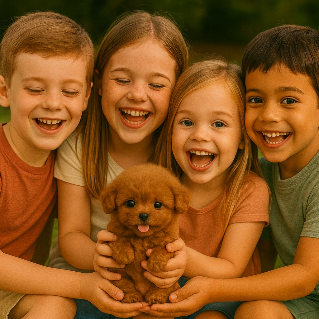 Kids' Realistic Plush Dog Stuffed Animals Toy with Soft Curly Fur and Lifelike Details Walking - Image 3