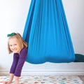 Kids' Sensory Swing Cocoon with Stretchy Fabric for Indoor Bedroom Relaxation and Calm - Image 1