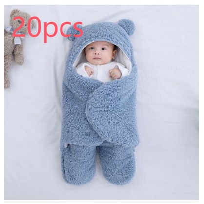 Kids' Sleep Sack Baby Swaddle Blanket with Hooded Design and Split Leg for Infant Wearable Sleeping Bag - Image 7