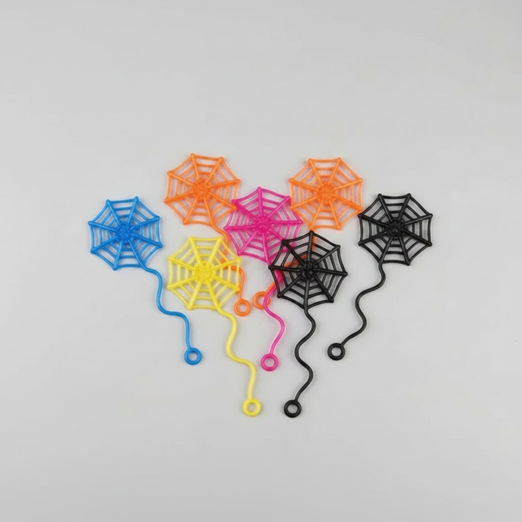 Kids' Sticky Spiderweb Toys with Stretchy Flexible Design and Party Favors for Halloween Decorations - Image 2