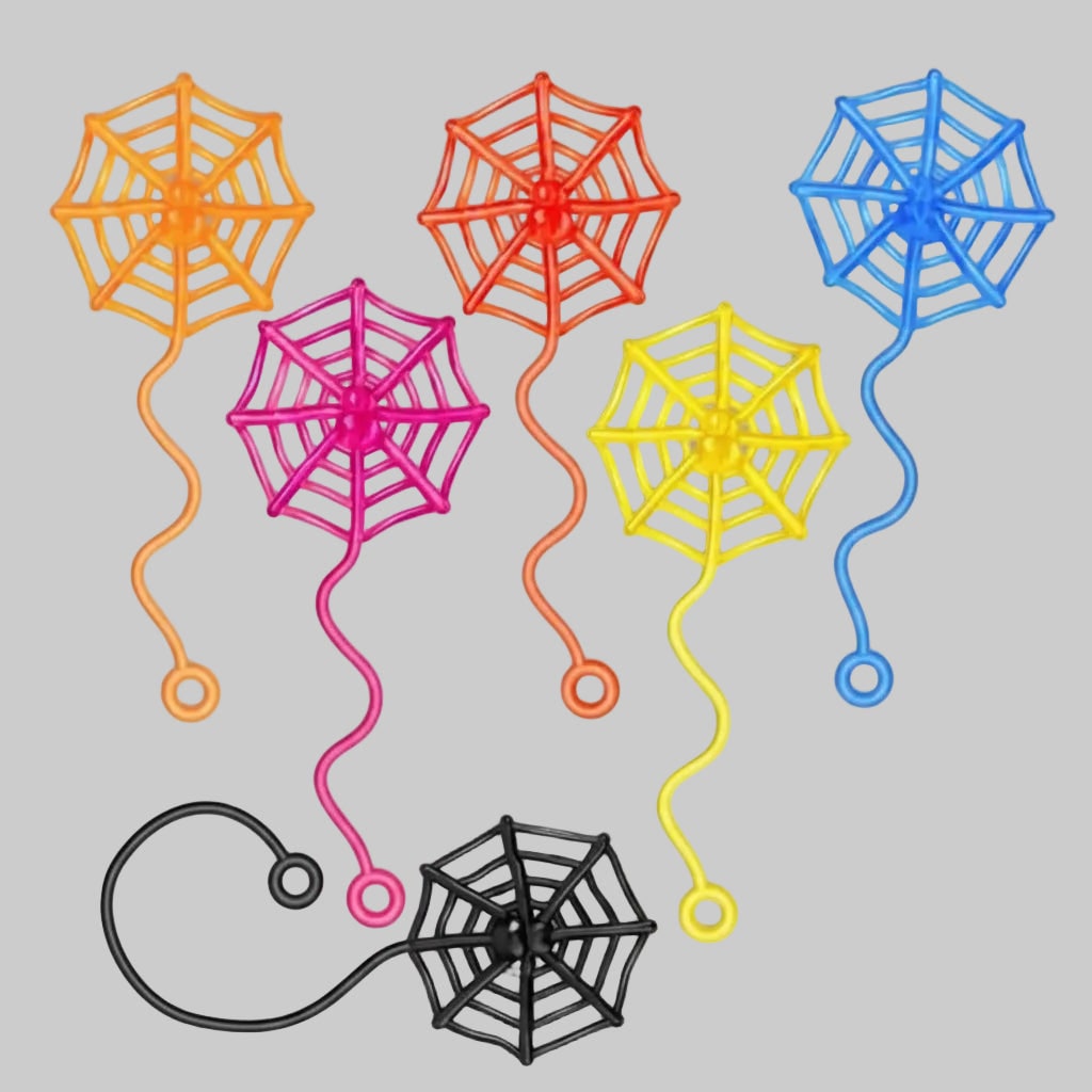 Kids' Sticky Spiderweb Toys with Stretchy Flexible Design and Party Favors for Halloween Decorations - Image 4