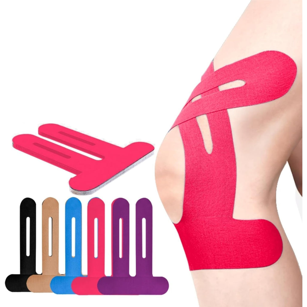 Kinesiology Tape Elastic Pre-Cut Knee Support Adhesive Breathable Outdoor Weightlifting - Image 4