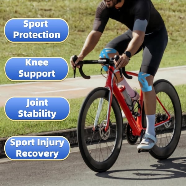 Kinesiology Tape for Knee and Ankle Support with Pre-Cut Strips - Image 6