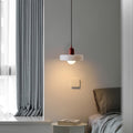 Kitchen Pendant Light Fixture with Adjustable Cord and Glass Disc Shade for Living Room - Image 1