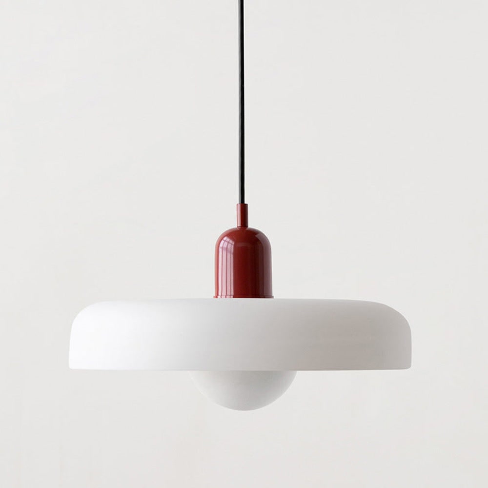 Kitchen Pendant Light Fixture with Adjustable Cord and Glass Disc Shade for Living Room - Image 16