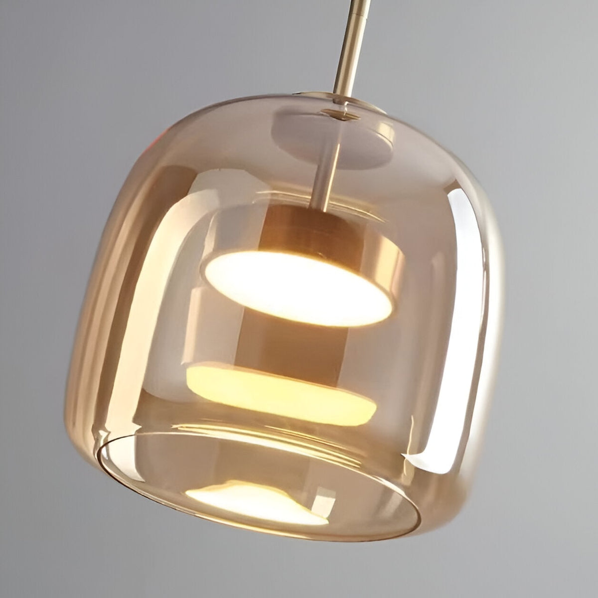 Kitchen Pendant Light Fixtures with Translucent Glass Shade and Adjustable LED for Island - Image 28