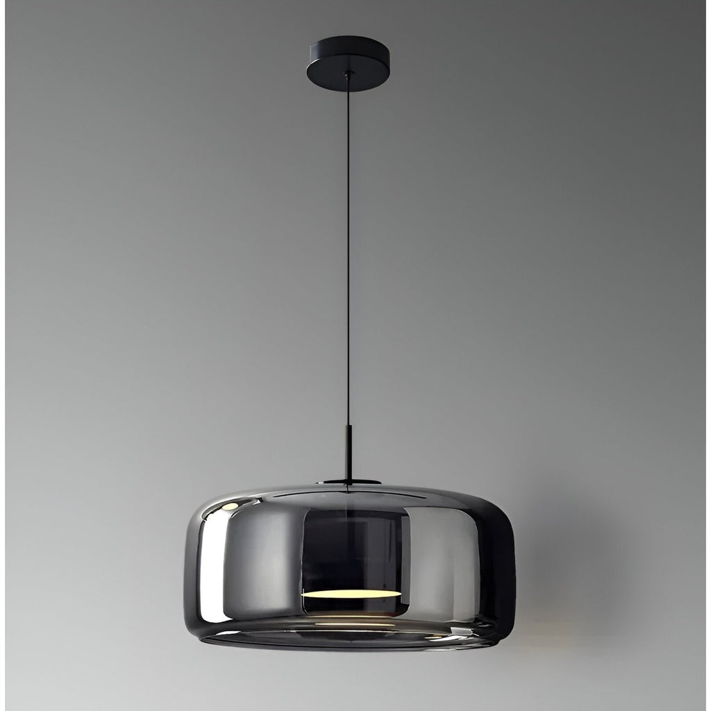 Kitchen Pendant Light Fixtures with Translucent Glass Shade and Adjustable LED for Island - Image 3