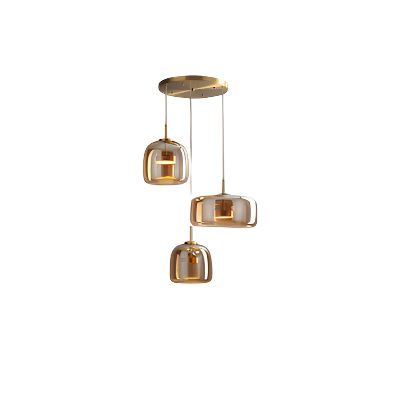 Kitchen Pendant Light Fixtures with Translucent Glass Shade and Adjustable LED for Island - Image 31