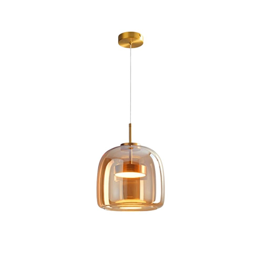 Kitchen Pendant Light Fixtures with Translucent Glass Shade and Adjustable LED for Island - Image 35