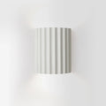 Indoor Wall Light Modern Ribbed Up-Down Glow Fixture