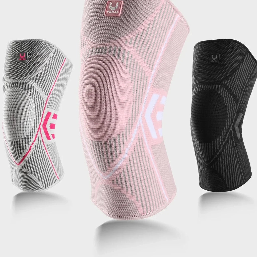 Knee Compression Sleeve with Non-Slip Support and Breathable Knit Design for Running - Image 12