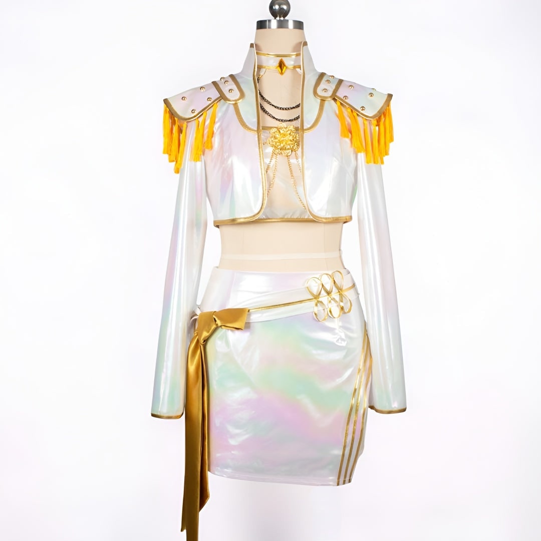 Kpop Stage Maid Outfit Cosplay Costume Set - Image 3