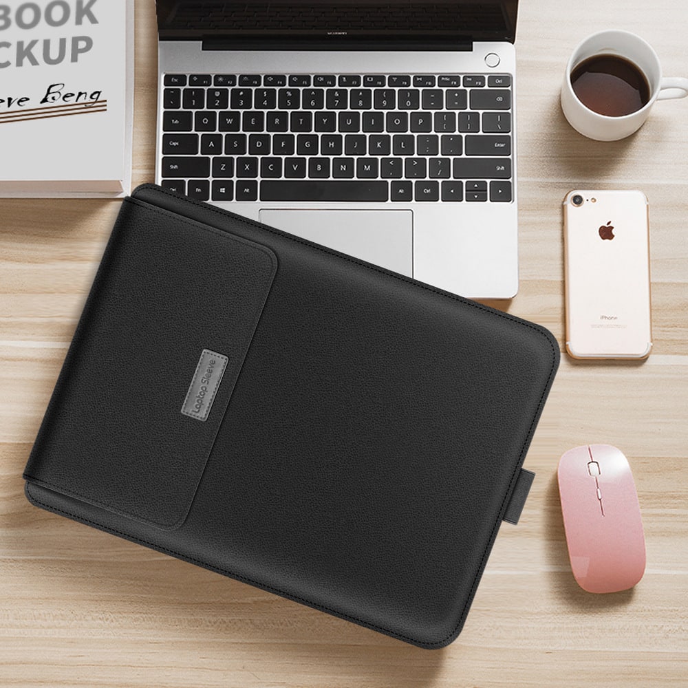 Laptop Sleeve Computer Case with Pu Leather for 13 to 15.6 Inch 14 - Image 4