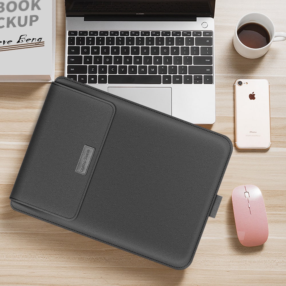 Laptop Sleeve Computer Case with Pu Leather for 13 to 15.6 Inch 14 - Image 6