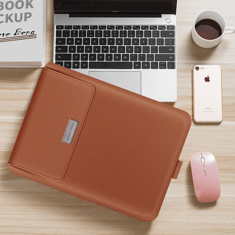 Laptop Sleeve Computer Case with Pu Leather for 13 to 15.6 Inch 14 - Image 8